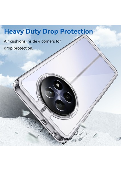 Realme 13 5g/12 5G/12X 5g/narzo N65 5g/narzo 70X 5G/C65 5g Kılıf Tpu+Akrilik Telefon Kılıfı-Şeffaf (Yurt Dışından) modelleri