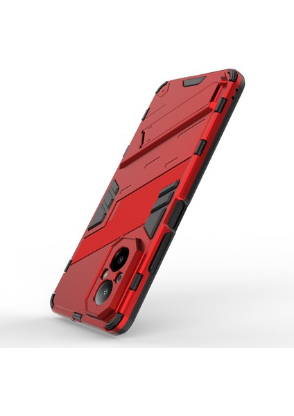 Realme C67 4g Telefon Kılıfı Çizilmez Ayaklı Pc+Tpu Kapak-Kırmızı (Yurt Dışından) fırsatları