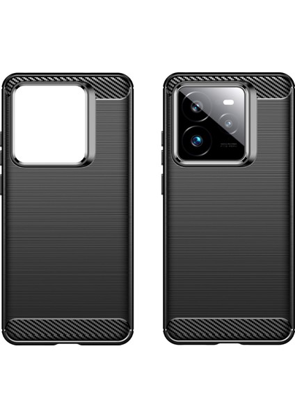 Realme Gt 7 Pro 5g/gt7 Pro Racing 5g Kılıf Koruyucu Telefon Kılıfı Karbon Fiber Doku Fırçalanmış-Siyah (Yurt Dışından) modelleri