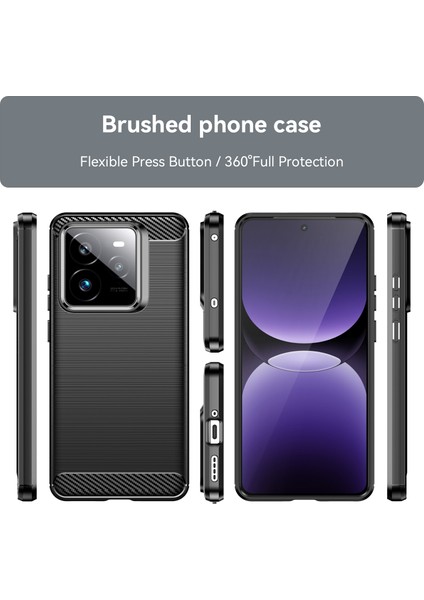 Realme Gt 7 Pro 5g/gt7 Pro Racing 5g Kılıf Koruyucu Telefon Kılıfı Karbon Fiber Doku Fırçalanmış-Siyah (Yurt Dışından) fırsatları