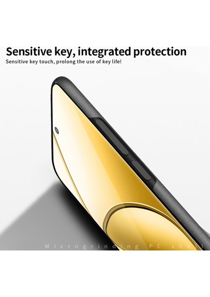 Mofı Shield Mat Serisi Realme 12 Pro 5g/12 Pro+5g Kılıf Pc Telefon Arka Kapak-Yeşil (Yurt Dışından)