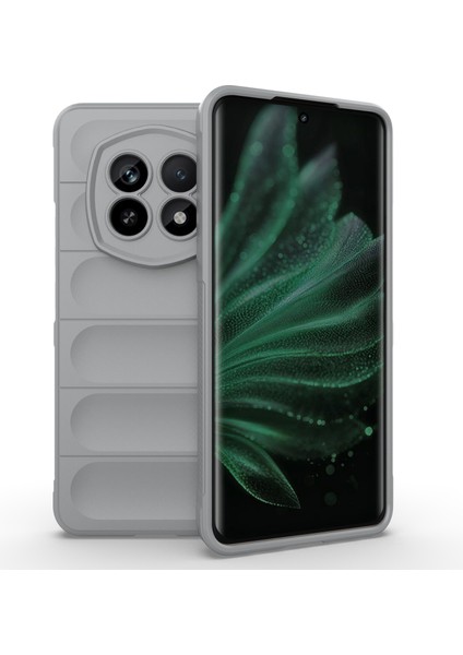 Realme P2 Pro 5g Kılıf Düşmeye Karşı Yumuşak Tpu Sağlam Telefon Arka Kapağı-Açık Gri (Yurt Dışından)