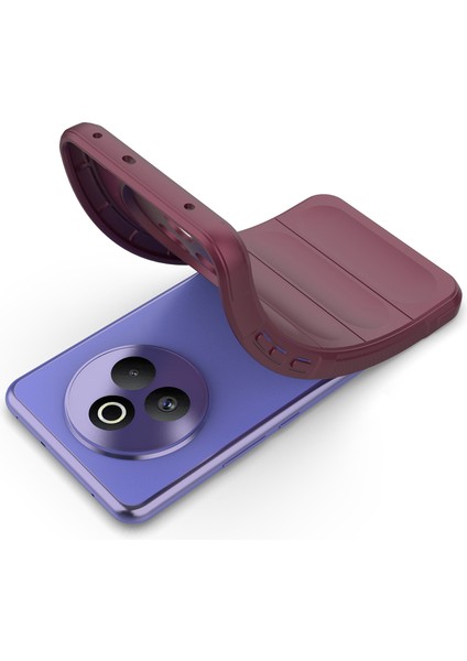 Realme P3 Pro 5g Kılıf Düşmeye Karşı Yumuşak Tpu Sağlam Telefon Arka Kapağı-Şarap Kırmızısı (Yurt Dışından)