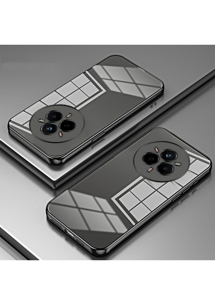 Realme 14 Pro 5g Kılıf Galvanik Çerçeve Yumuşak Tpu Telefon Kılıfı-Siyah (Yurt Dışından) indirimleri