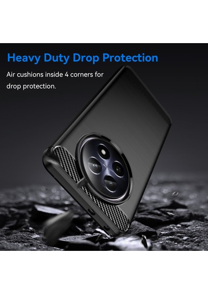 Realme 12 5g Tpu Kılıf Fırçalanmış Telefon Kılıfı Cep Telefonu Aksesuarları Tedarikçileri-Siyah (Yurt Dışından) fırsatları