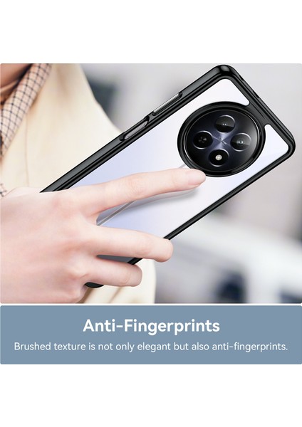 Realme 13 5g/12 5G/12X 5g/narzo N65 5g/narzo 70X 5G/C65 5g Kılıf Tpu+Akrilik Telefon Kılıfı-Siyah (Yurt Dışından) indirimleri