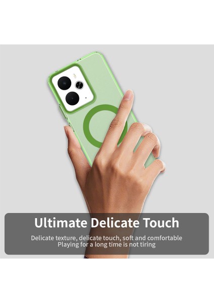 Realme 14 5g Kılıf Magsafe Anti Drop Hibrit Telefon Arka Kapağı ile Uyumlu-Yeşil (Yurt Dışından) indirimleri