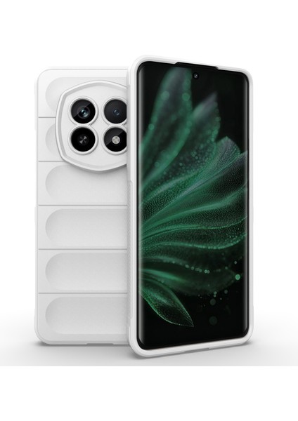 Realme P2 Pro 5g Kılıf Düşmeye Karşı Yumuşak Tpu Sağlam Telefon Arka Kapağı-Beyaz (Yurt Dışından)