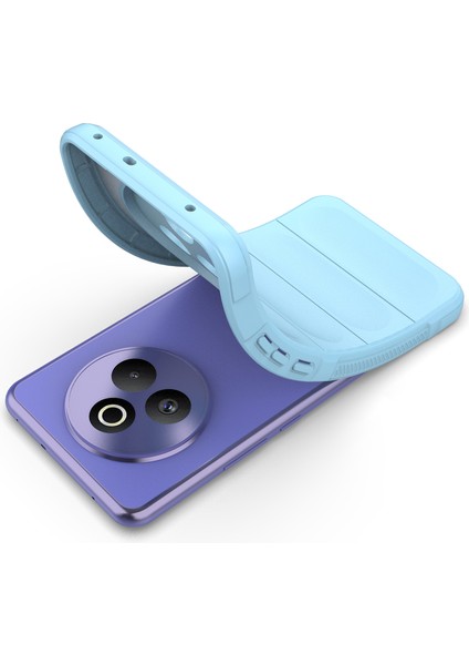 Realme P3 Pro 5g Kılıf Düşmeye Karşı Yumuşak Tpu Sağlam Telefon Arka Kapağı-Bebek Mavisi (Yurt Dışından)