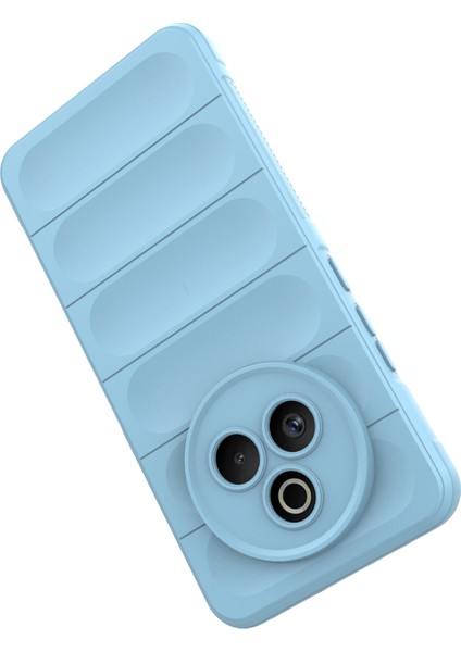 Realme P3 Pro 5g Kılıf Düşmeye Karşı Yumuşak Tpu Sağlam Telefon Arka Kapağı-Bebek Mavisi (Yurt Dışından)