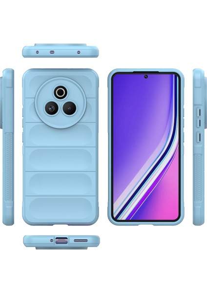 Realme P3 Pro 5g Kılıf Düşmeye Karşı Yumuşak Tpu Sağlam Telefon Arka Kapağı-Bebek Mavisi (Yurt Dışından)