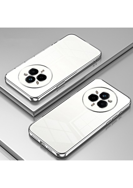Realme 14 Pro 5g Kılıf Galvanik Çerçeve Yumuşak Tpu Telefon Kılıfı-Gümüş (Yurt Dışından) indirimleri