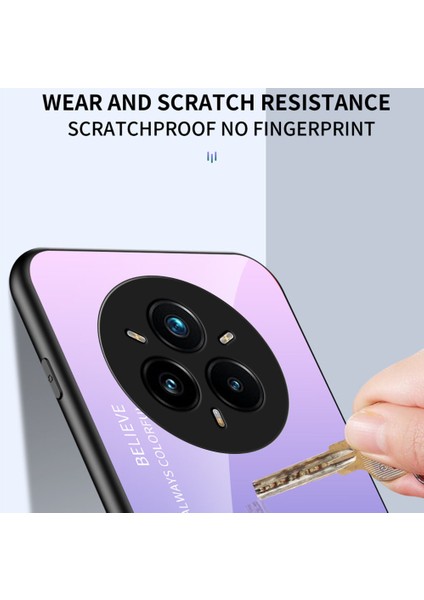 Realme 14 Pro+5g Kılıf Çizilmez Temperli Cam+Pc+Tpu Telefon Kılıfı-Degrade Sarı (Yurt Dışından) fiyatları