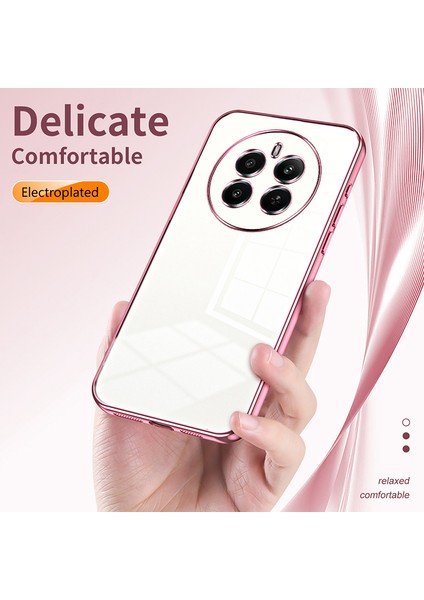 Realme 12 4g/12+5g Cep Telefonu Kılıfları Esnek Tpu Galvanik Telefon Koruyucu-Pembe (Yurt Dışından) indirimleri