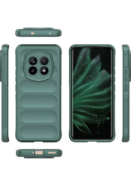 Realme P2 Pro 5g Kılıf Düşmeye Karşı Yumuşak Tpu Sağlam Telefon Arka Kapağı-Yeşil (Yurt Dışından)