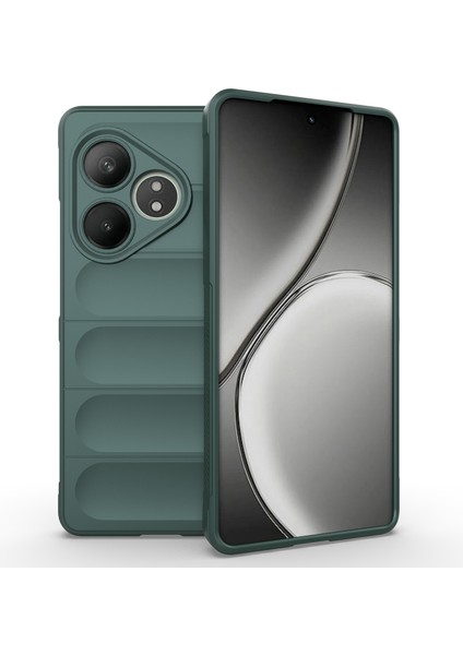 Realme Gt Neo6 Se 5g/gt 6 5g/gt 6t 5g Kılıf Tpu Düşme Korumalı Kabuk Telefon Kılıfı-Yeşil (Yurt Dışından)