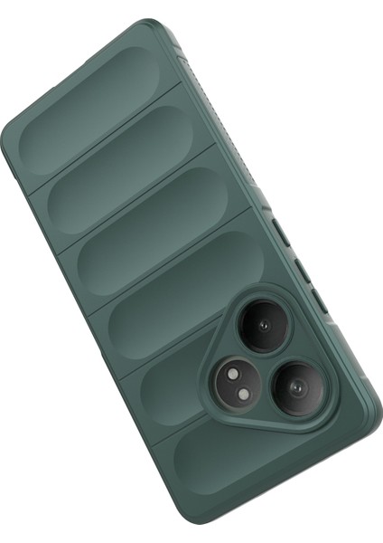 Realme Gt Neo6 Se 5g/gt 6 5g/gt 6t 5g Kılıf Tpu Düşme Korumalı Kabuk Telefon Kılıfı-Yeşil (Yurt Dışından)