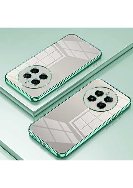 Realme 12 4g/12+5g Cep Telefonu Kılıfları Esnek Tpu Galvanik Telefon Koruyucu-Yeşil (Yurt Dışından) indirimleri