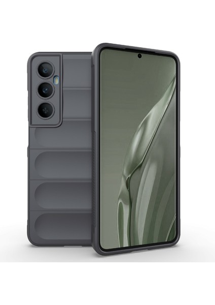 Realme C65 4g Kılıf Darbeye Dayanıklı Tpu Telefon Koruyucu Kabuk-Koyu Gri (Yurt Dışından)