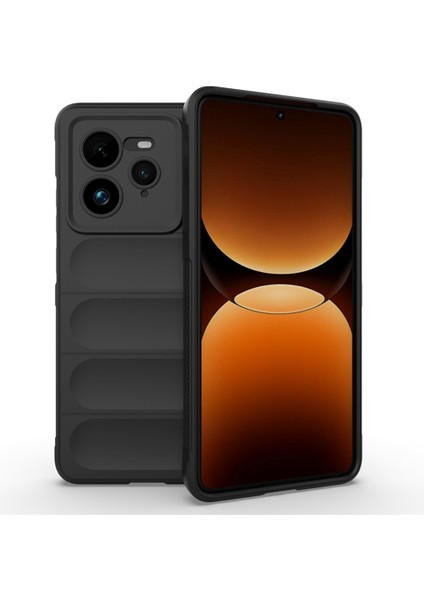 Realme Gt 7 Pro 5g Kılıf Düşmeye Karşı Yumuşak Tpu Sağlam Telefon Arka Kapağı-Siyah (Yurt Dışından)