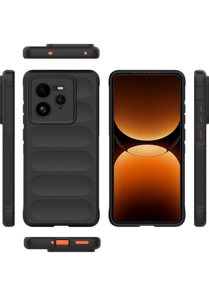 Realme Gt 7 Pro 5g Kılıf Düşmeye Karşı Yumuşak Tpu Sağlam Telefon Arka Kapağı-Siyah (Yurt Dışından)