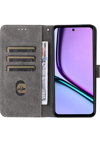 Realme C67 4g/12 Lite 4g Kılıf Cüzdan Standı Rfıd Engelleme Pu Deri Telefon Kılıfı-Yeşil (Yurt Dışından) modelleri