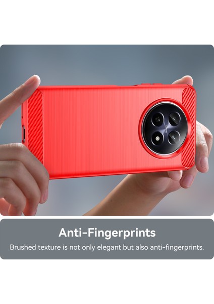Realme 12 5g Tpu Kılıf Fırçalanmış Telefon Kılıfı Cep Telefonu Aksesuarları Tedarikçileri-Kırmızı (Yurt Dışından) indirimleri