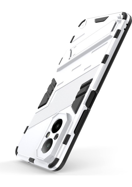 Realme C67 4g Kickstand Kılıf Tpu+Pc Koruyucu Telefon Kılıfı-Beyaz (Yurt Dışından) fırsatları