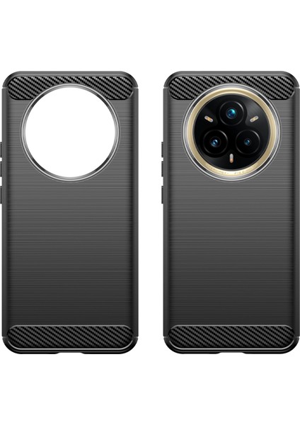 Realme 14 Pro+5g Kılıf Koruyucu Telefon Kılıfı Karbon Fiber Doku Fırçalanmış-Siyah (Yurt Dışından) fırsatları