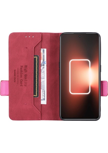 Realme Gt Neo 5 5g/gt3 5g Manyetik Pu Deri Düşmeye Karşı Kılıf Donanım Dekor Cüzdan Standı Kabuk-Gül (Yurt Dışından) fiyatları