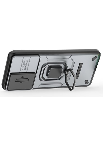 Realme C67 4g Kılıf Pc+Tpu Kayar Lens Kapağı Telefon Kılıfı-Gri (Yurt Dışından) fırsatları