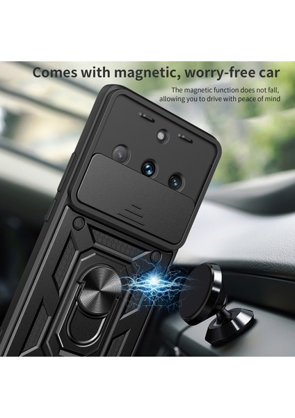 Realme 11 Pro 5g/11 Pro+5g,pc+Tpu Halkalı Kickstand Kılıfı-Siyah Için Slayt Lens Korumalı Telefon Kılıfı (Yurt Dışından) indirimleri
