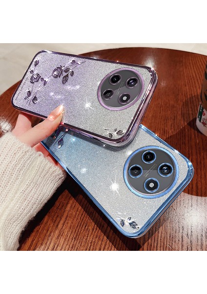 Kadem Realme 11 4g (159.9X73.3X7.95MM) Telefon Kılıfı Degrade Çiçek Dekor Tpu Arka Kılıf-Mor (Yurt Dışından) indirimleri