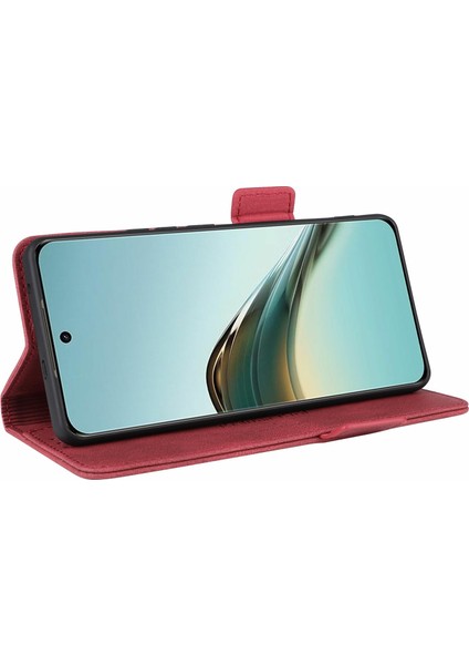 Realme 13 Pro 5g(Global)/13 Pro+5g(Global)Kılıf Deri Cüzdan Kapaklı Telefon Kılıfı Donanım Dekorlu-Gül (Yurt Dışından)