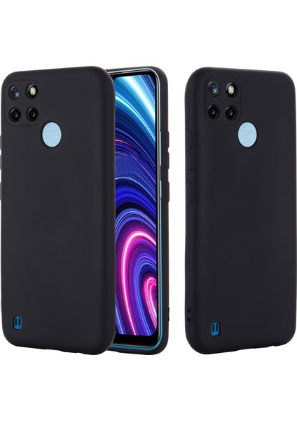 Realme C21Y (Küresel Sürüm) Için Kayışlı Yumuşak Sıvı Silikon Ince Koruyucu Darbeye Dayanıklı Kılıf-Siyah (Yurt Dışından) fiyatları