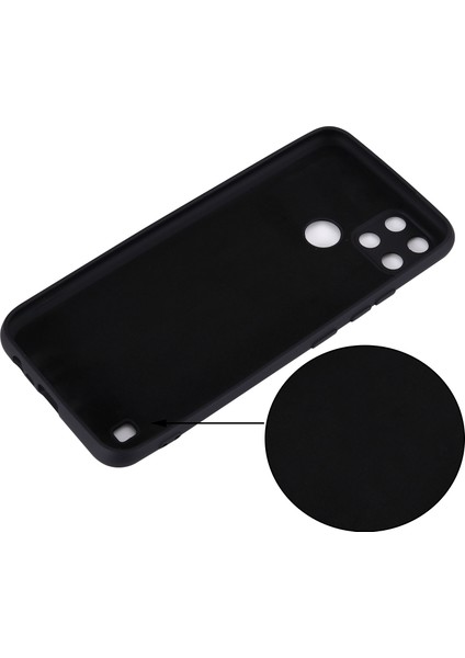 Realme C21Y (Küresel Sürüm) Için Kayışlı Yumuşak Sıvı Silikon Ince Koruyucu Darbeye Dayanıklı Kılıf-Siyah (Yurt Dışından) modelleri