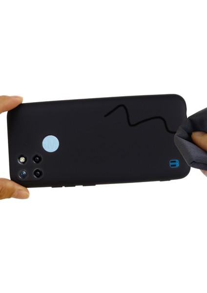 Realme C21Y (Küresel Sürüm) Için Kayışlı Yumuşak Sıvı Silikon Ince Koruyucu Darbeye Dayanıklı Kılıf-Siyah (Yurt Dışından) fırsatları