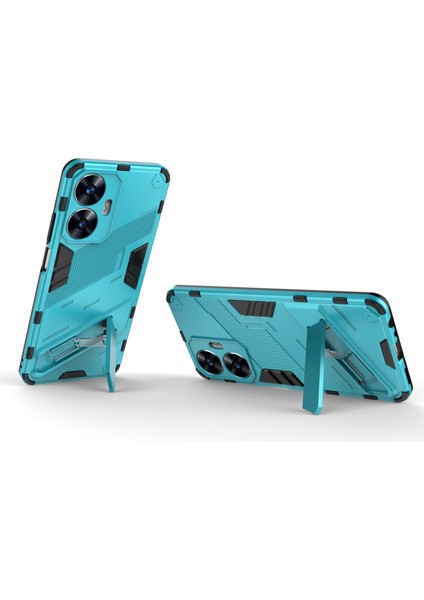 Realme C55 4g Kickstand Telefon Kılıfı Çizilmez Pc+Tpu Koruyucu Kılıf-Bebek Mavisi (Yurt Dışından) modelleri