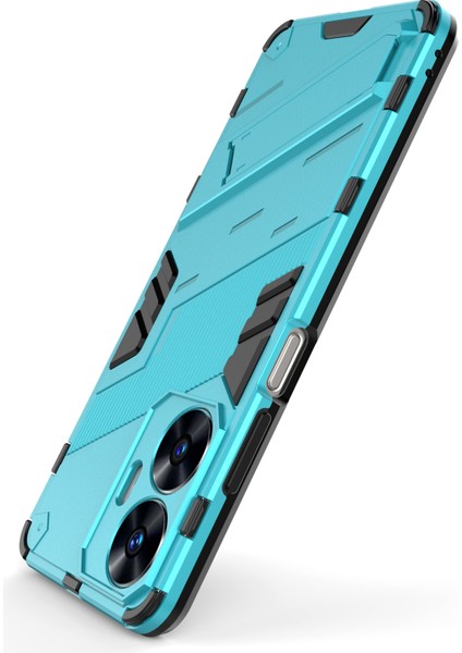 Realme C55 4g Kickstand Telefon Kılıfı Çizilmez Pc+Tpu Koruyucu Kılıf-Bebek Mavisi (Yurt Dışından) fırsatları