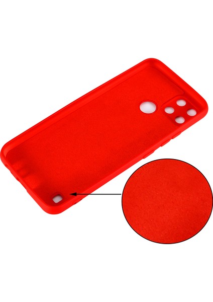 Realme C21Y (Küresel Sürüm) Için Kayışlı Yumuşak Sıvı Silikon Ince Koruyucu Darbeye Dayanıklı Kılıf - Kırmızı (Yurt Dışından) modelleri
