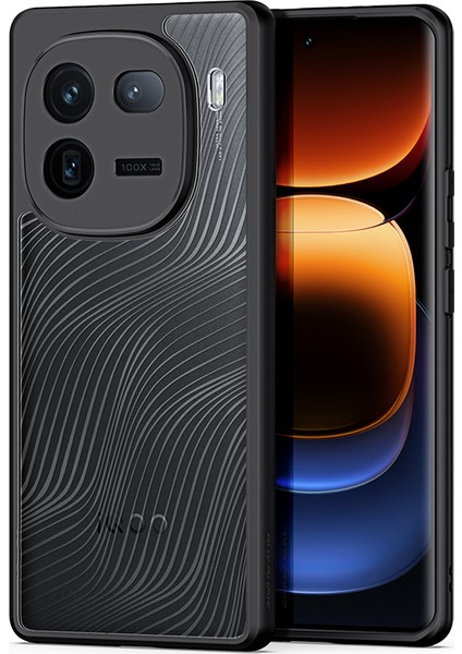 Dux Ducıs Aimo Serisi Telefon Kılıfı Vivo Iqoo 12 Pro 5g Pc + Tpu Kapak (Reach Sertifikası) - Siyah (Yurt Dışından)