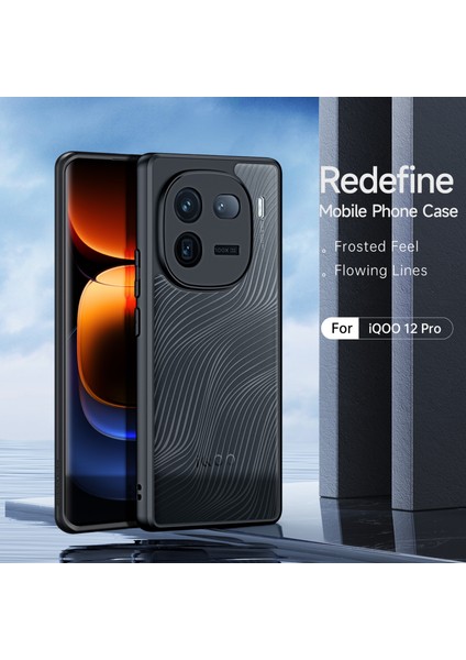 Dux Ducıs Aimo Serisi Telefon Kılıfı Vivo Iqoo 12 Pro 5g Pc + Tpu Kapak (Reach Sertifikası) - Siyah (Yurt Dışından) modelleri