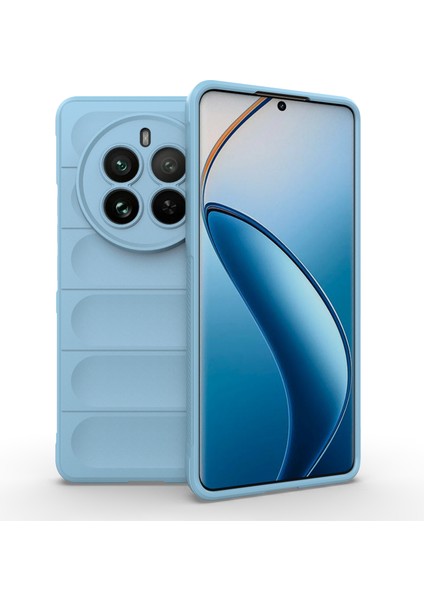 Realme 12 Pro 5g/12 Pro+5g Tpu Kılıf Düşmeye Dayanıklı Cep Telefonu Kılıfı-Bebek Mavisi (Yurt Dışından)