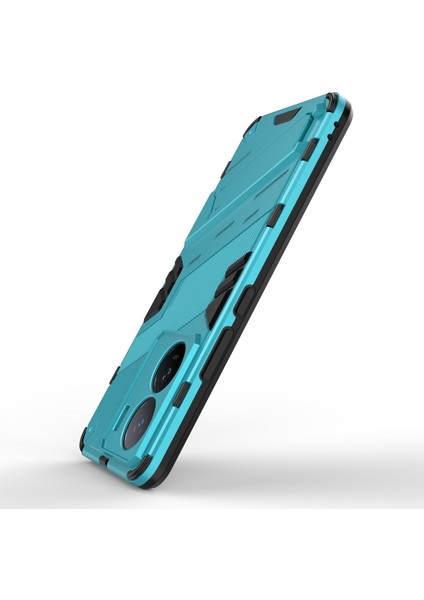 Vivo Iqoo Z7 5g Darbeye Dayanıklı Kickstand Kılıf Tpu+Pc Çift Koruma Telefon Kılıfı-Bebek Mavisi (Yurt Dışından) indirimleri