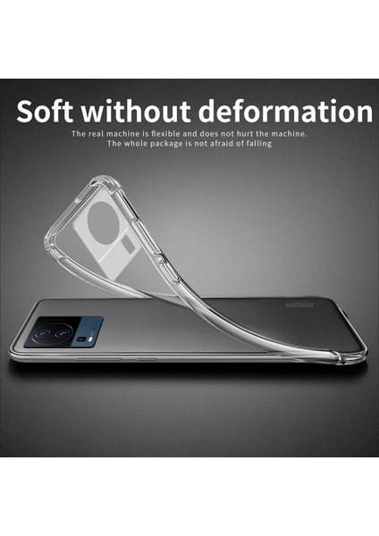 Mofı Vivo Iqoo Neo7 5g Darbeye Dayanıklı Tpu Telefon Kılıfı, Şeffaf Cep Telefonu Arka Koruyucu Kapak (Yurt Dışından)