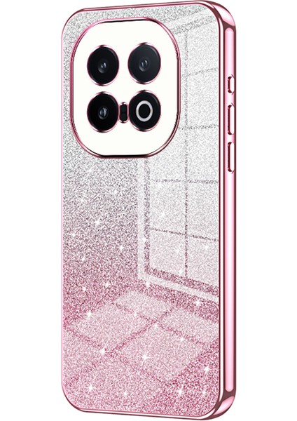 Vivo Iqoo 13 5g Kılıf Galvanik Degrade Parıltılı Tpu Telefon Kılıfı-Pembe (Yurt Dışından)