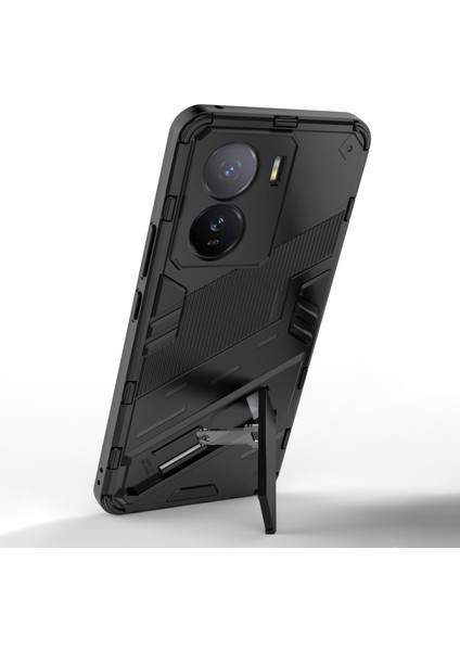 Vivo Iqoo Z7 5g Darbeye Dayanıklı Kickstand Kılıf Tpu+Pc Çift Koruma Telefon Kılıfı-Siyah (Yurt Dışından) fırsatları
