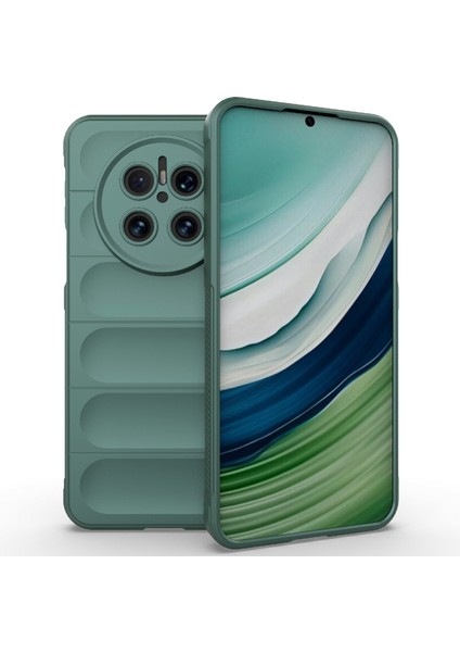 Huawei Mate 70 Kılıf Düşmeye Karşı Yumuşak Tpu Sağlam Telefon Arka Kapağı-Yeşil (Yurt Dışından)