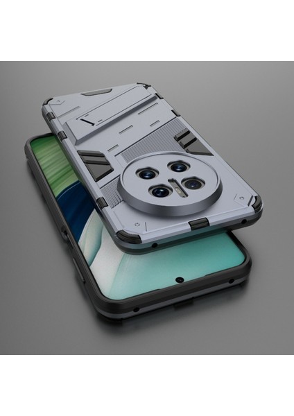 Huawei Mate 70 Kılıf Pc+Tpu Darbeye Dayanıklı Telefon Kılıfı Kickstand Ile-Gri (Yurt Dışından) indirimleri