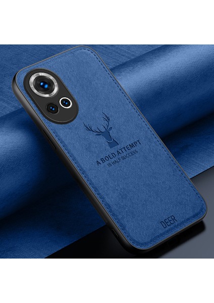 Huawei Nova 13 5g Kılıf Geyik Desenli Kumaş Doku Pu Deri Hibrit Telefon Kılıfı-Mavi (Yurt Dışından) indirimleri